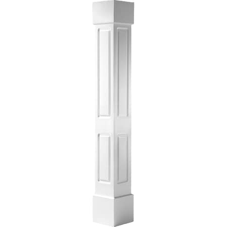 Craftsman Classic Square Non-Tapered, Double Raised Panel Column, Standard Capital & Standard Base